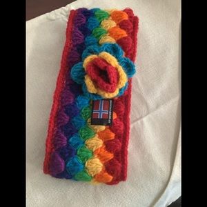 Rainbow 🌈 Knit Headband KP Design Norway